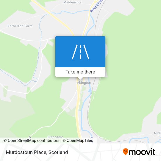 Murdostoun Place map