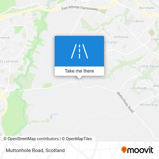 Muttonhole Road map