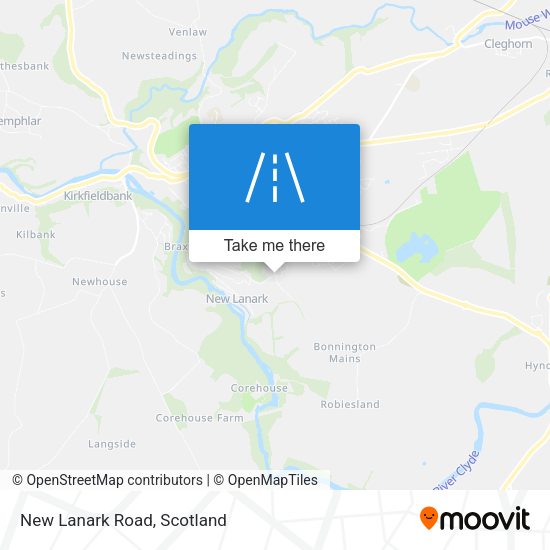 New Lanark Road map