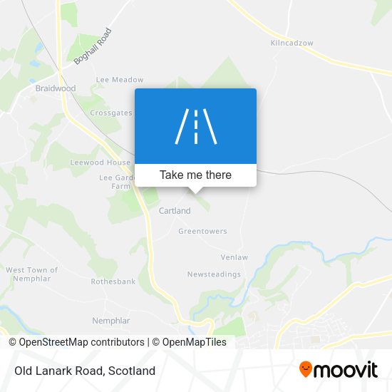 Old Lanark Road map