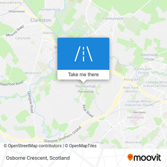 Osborne Crescent map