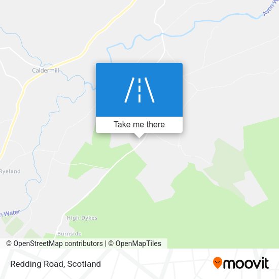 Redding Road map