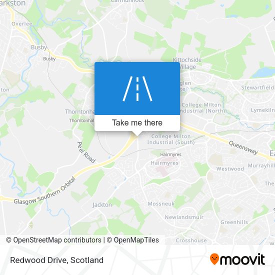 Redwood Drive map