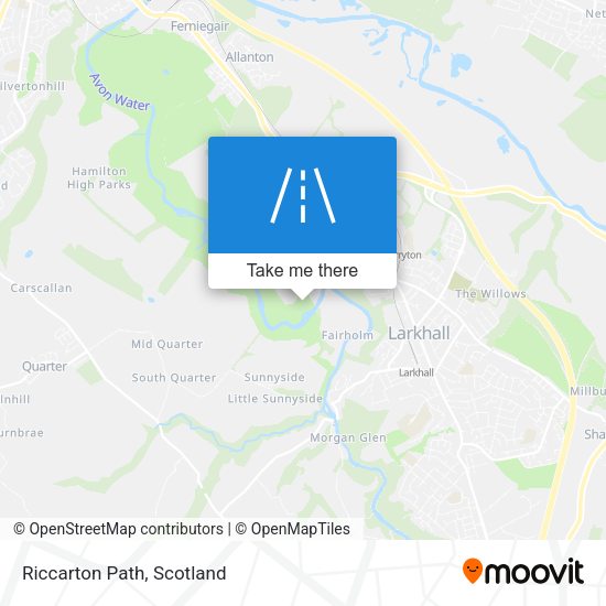 Riccarton Path map
