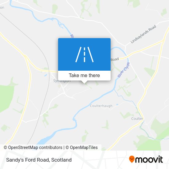 Sandy's Ford Road map