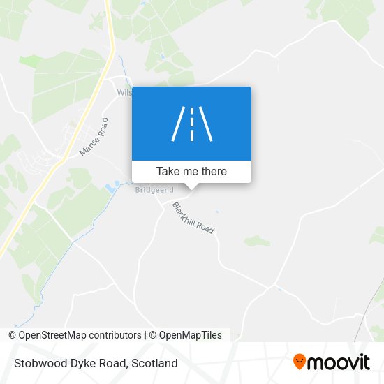 Stobwood Dyke Road map