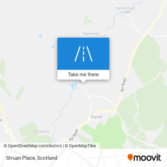 Struan Place map