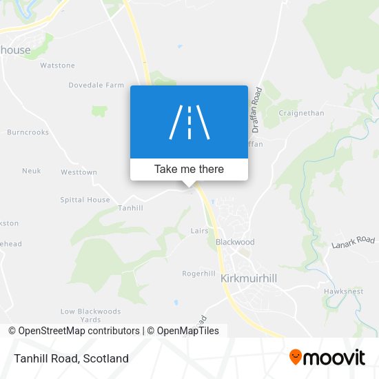 Tanhill Road map