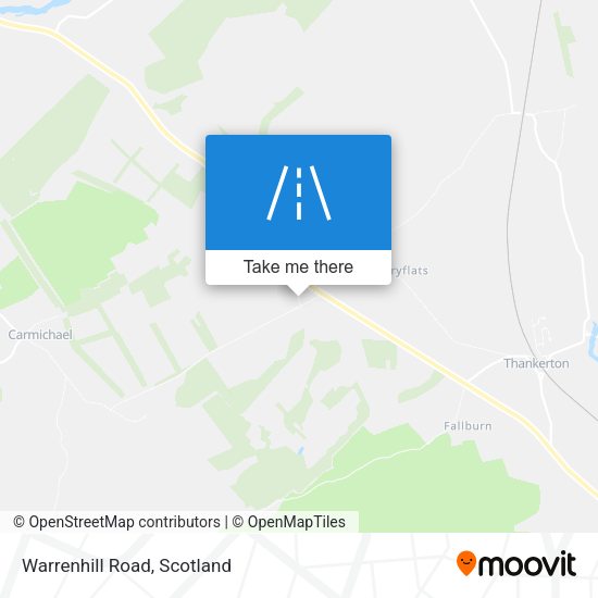 Warrenhill Road map