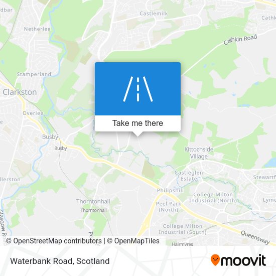 Waterbank Road map