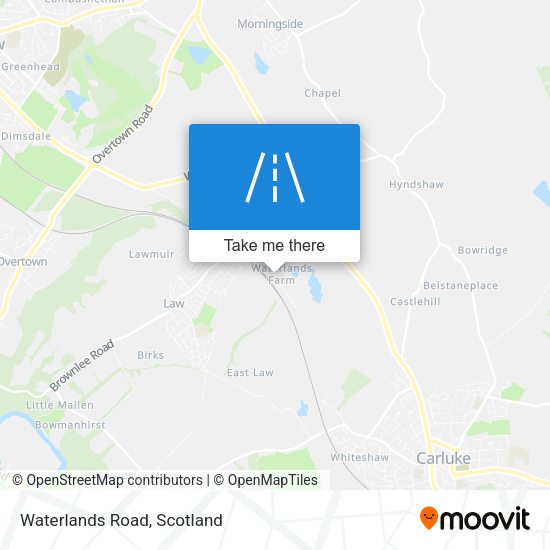Waterlands Road map