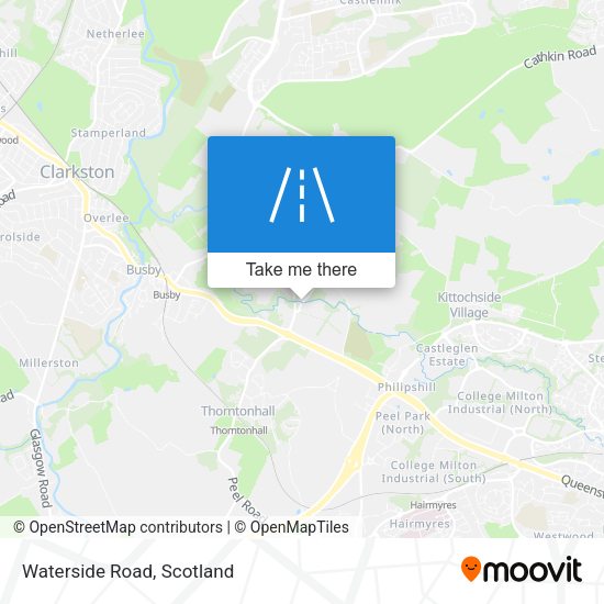 Waterside Road map