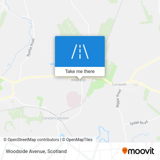 Woodside Avenue map