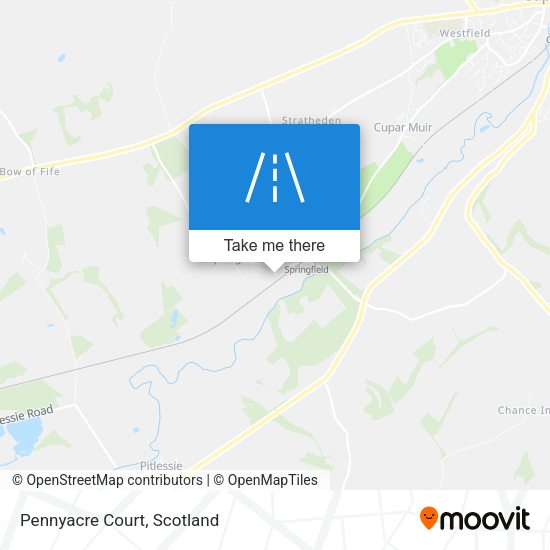 Pennyacre Court map