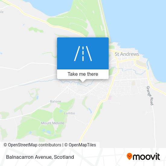Balnacarron Avenue map