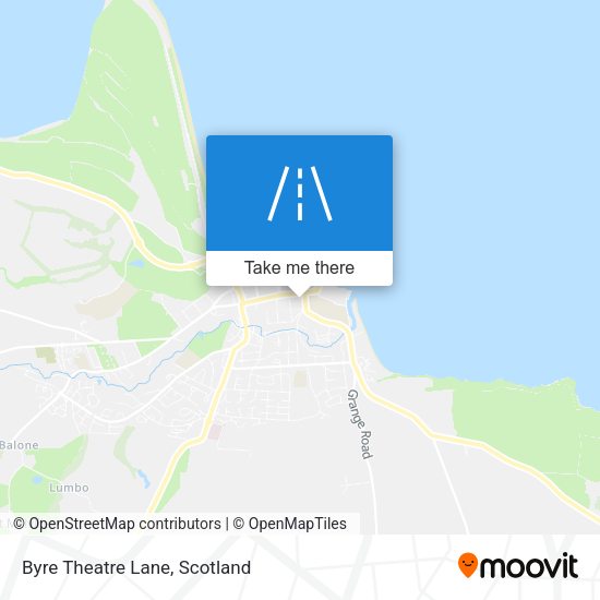 Byre Theatre Lane map