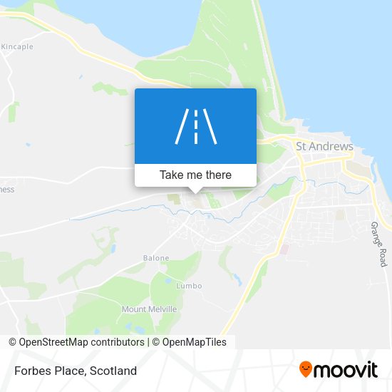 Forbes Place map