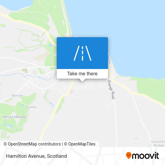 Hamilton Avenue map