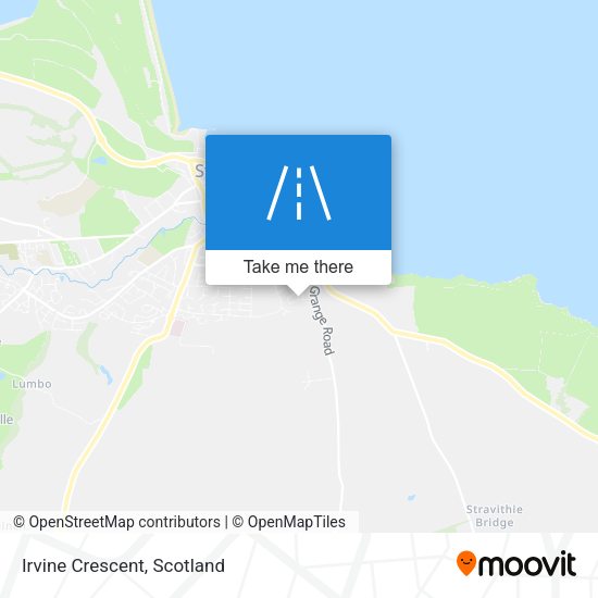 Irvine Crescent map