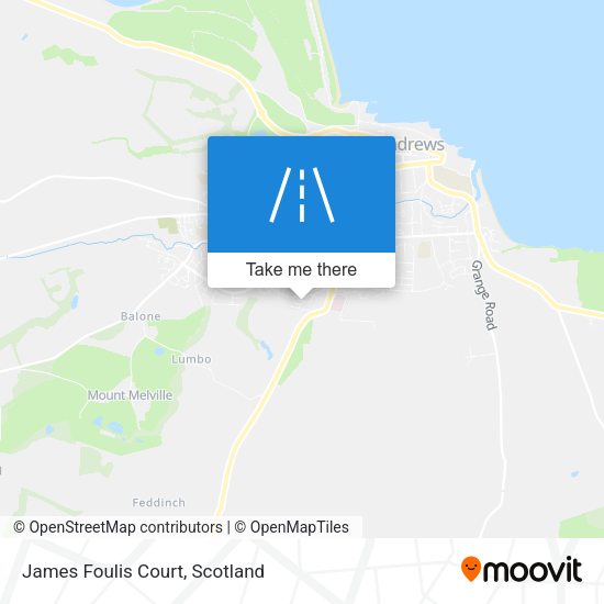 James Foulis Court map