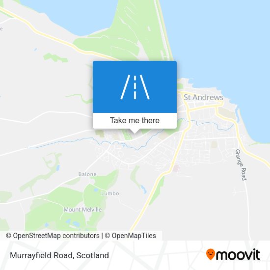 Murrayfield Road map