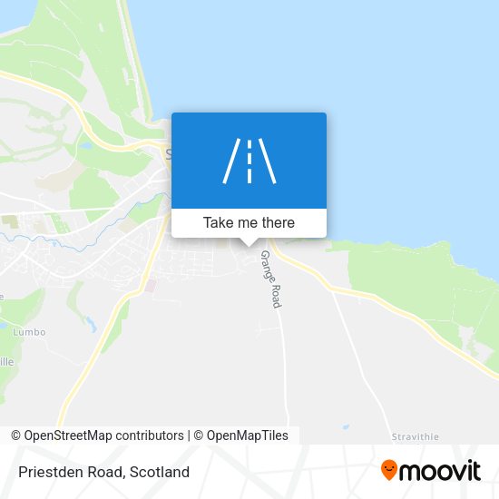 Priestden Road map