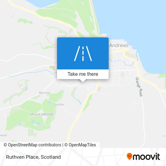 Ruthven Place map