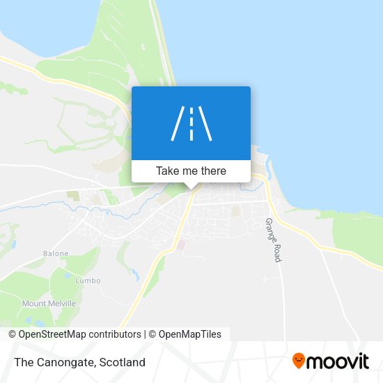 The Canongate map