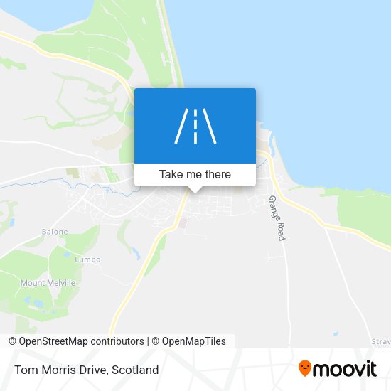 Tom Morris Drive map