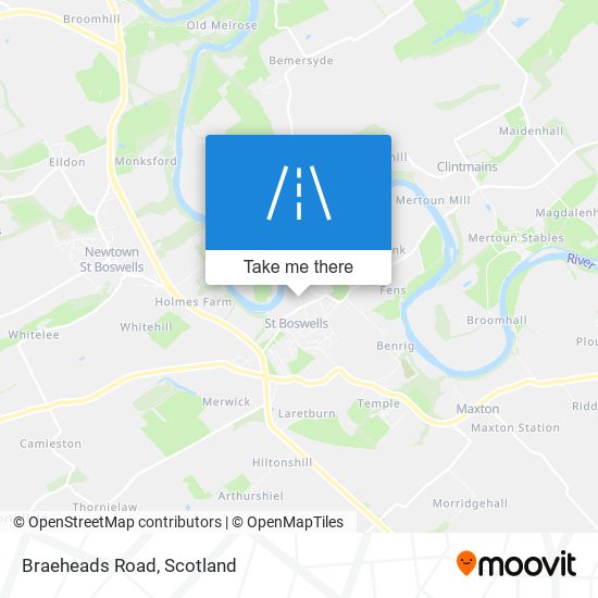 Braeheads Road map