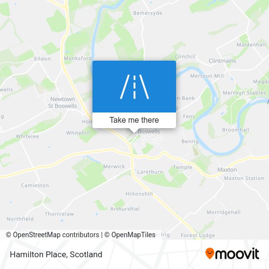 Hamilton Place map