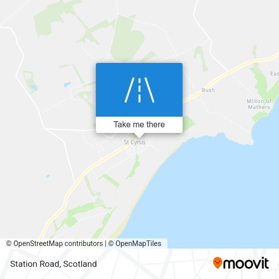 Station Road map