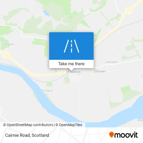 Cairnie Road map