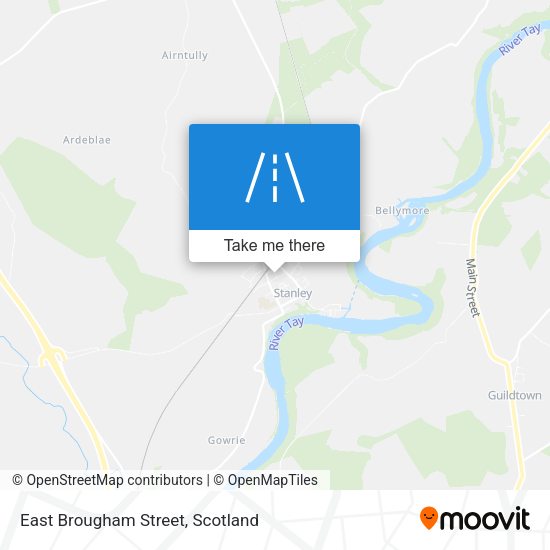 East Brougham Street map