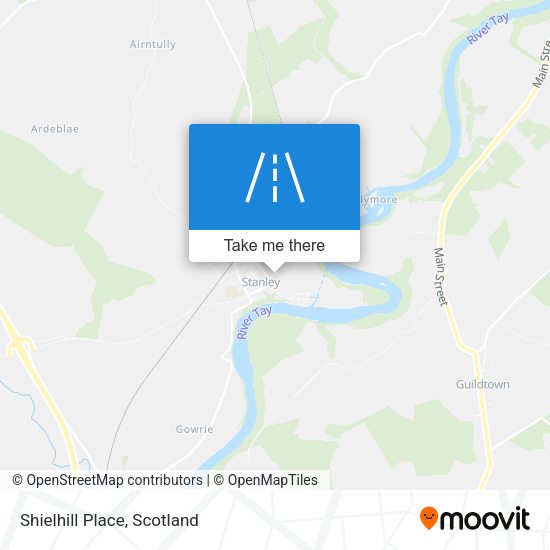 Shielhill Place map
