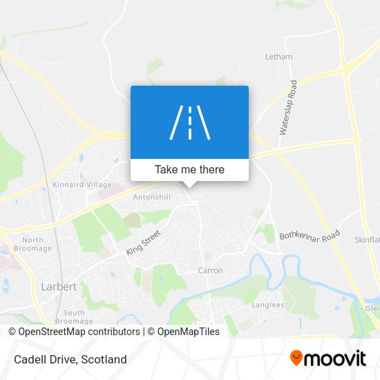 Cadell Drive map