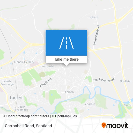 Carronhall Road map
