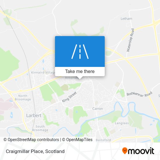 Craigmillar Place map