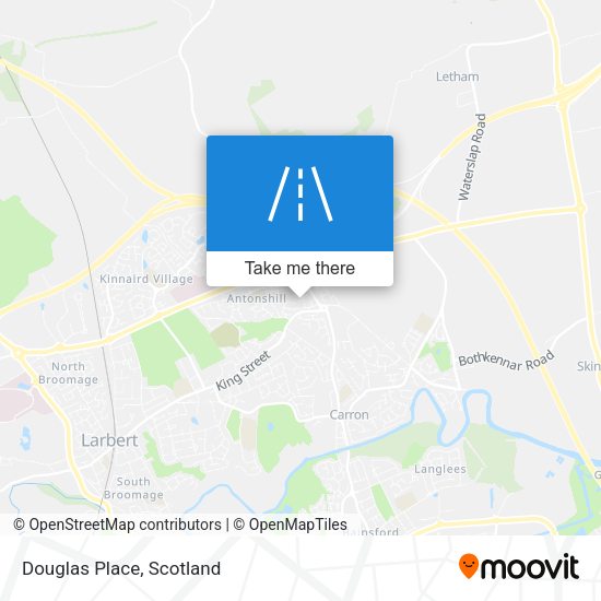 Douglas Place map