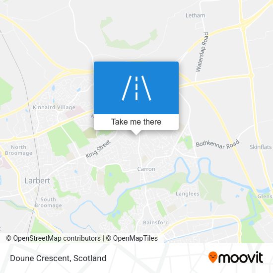 Doune Crescent map
