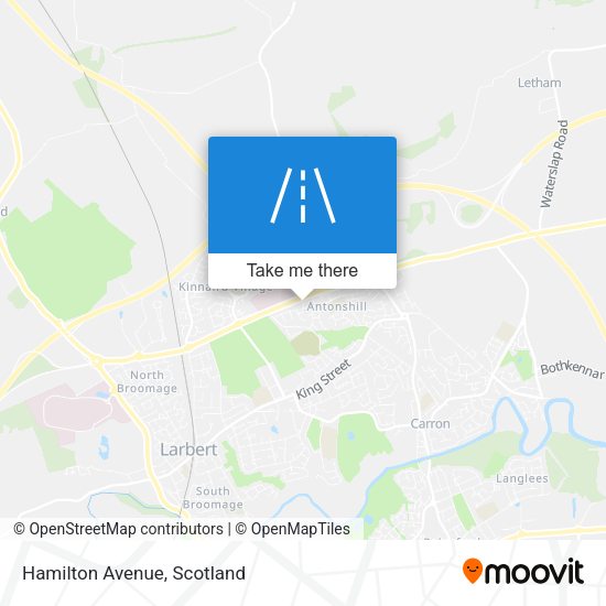 Hamilton Avenue map