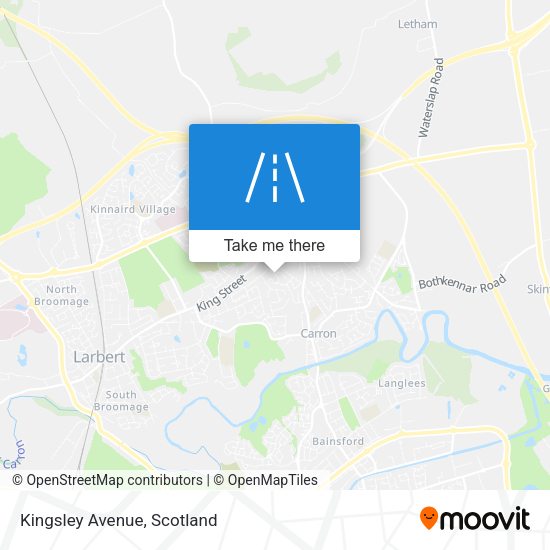 Kingsley Avenue map