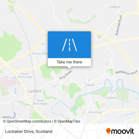 Lochaber Drive map