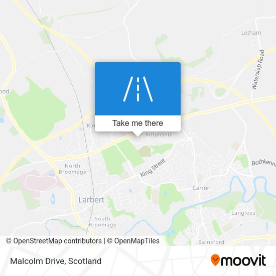 Malcolm Drive map