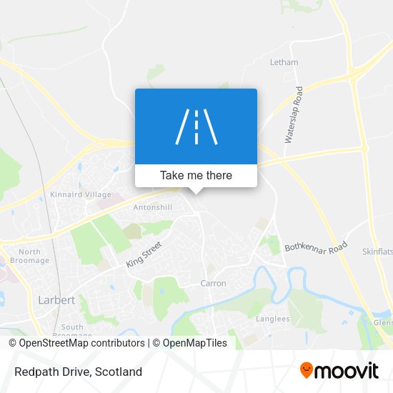 Redpath Drive map