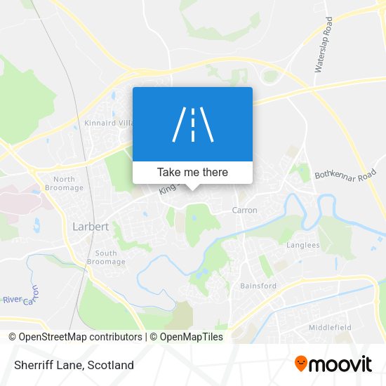 Sherriff Lane map