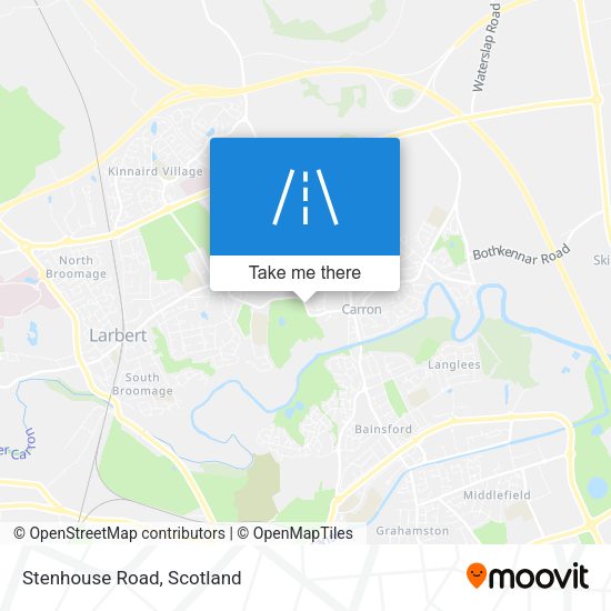 Stenhouse Road map
