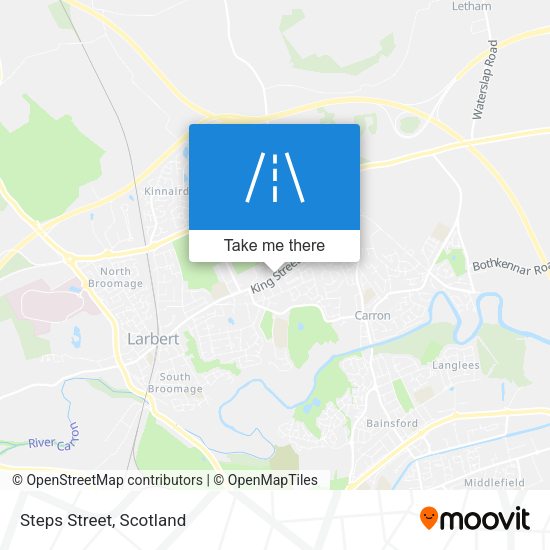 Steps Street map