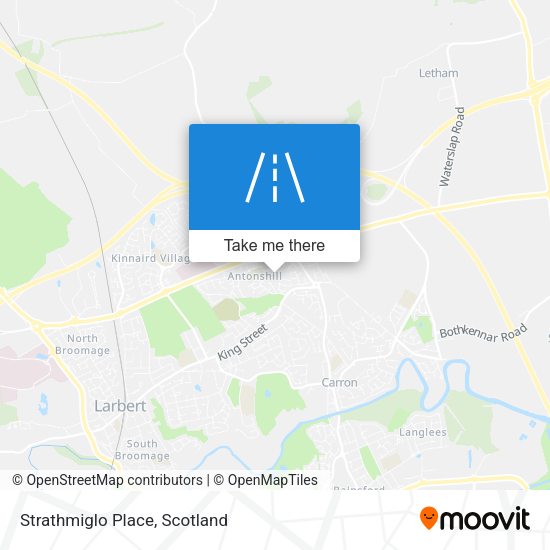 Strathmiglo Place map
