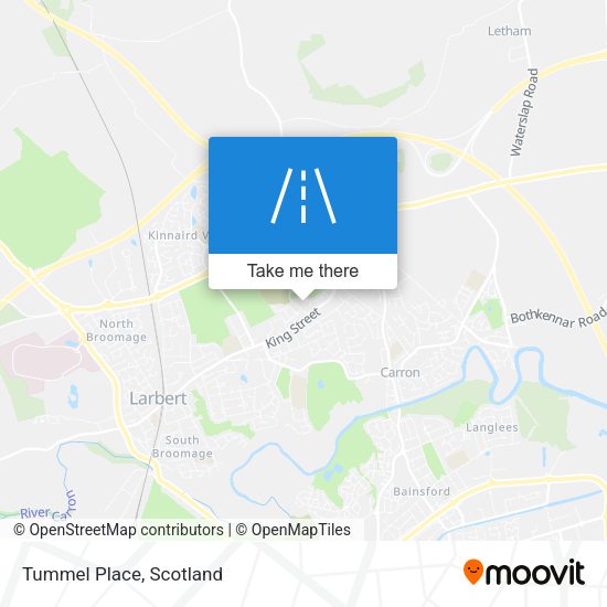 Tummel Place map